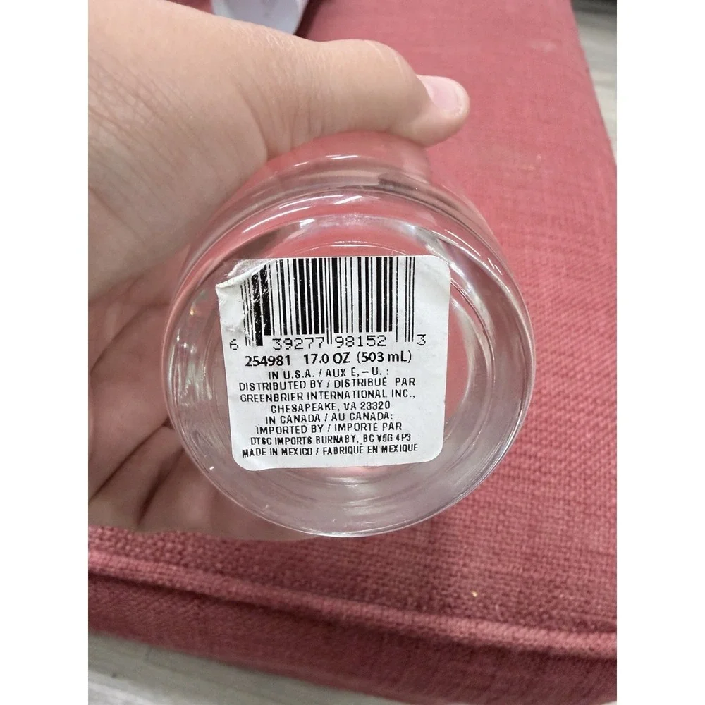 Highball Thick Glass bottom Cocktail Glass 17oz‎ Made In USA